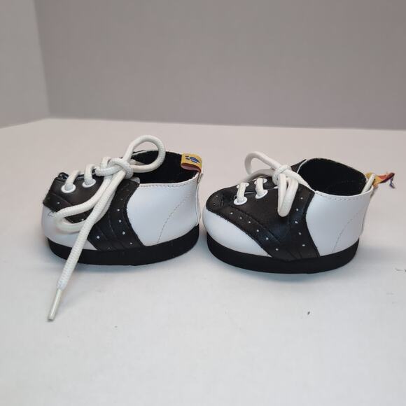 Build-a-Bear Workshop Black & White Saddle Shoes - Picture 6 of 9